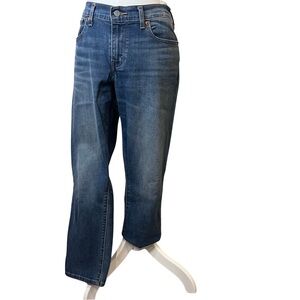 Levi Strauss red tab 30 Boyfriend Classic Blue Denim Jeans taper medium mid-rise